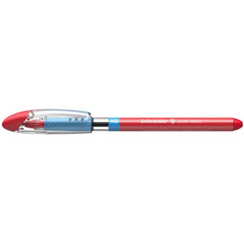 Penna a sfera Schneider Slider Basic tratto XB rosso P151202